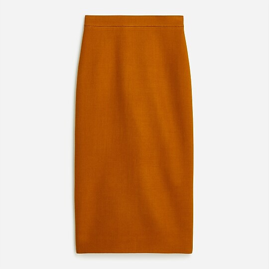 No. 3 Pencil skirt in double-serge wool | J. Crew US