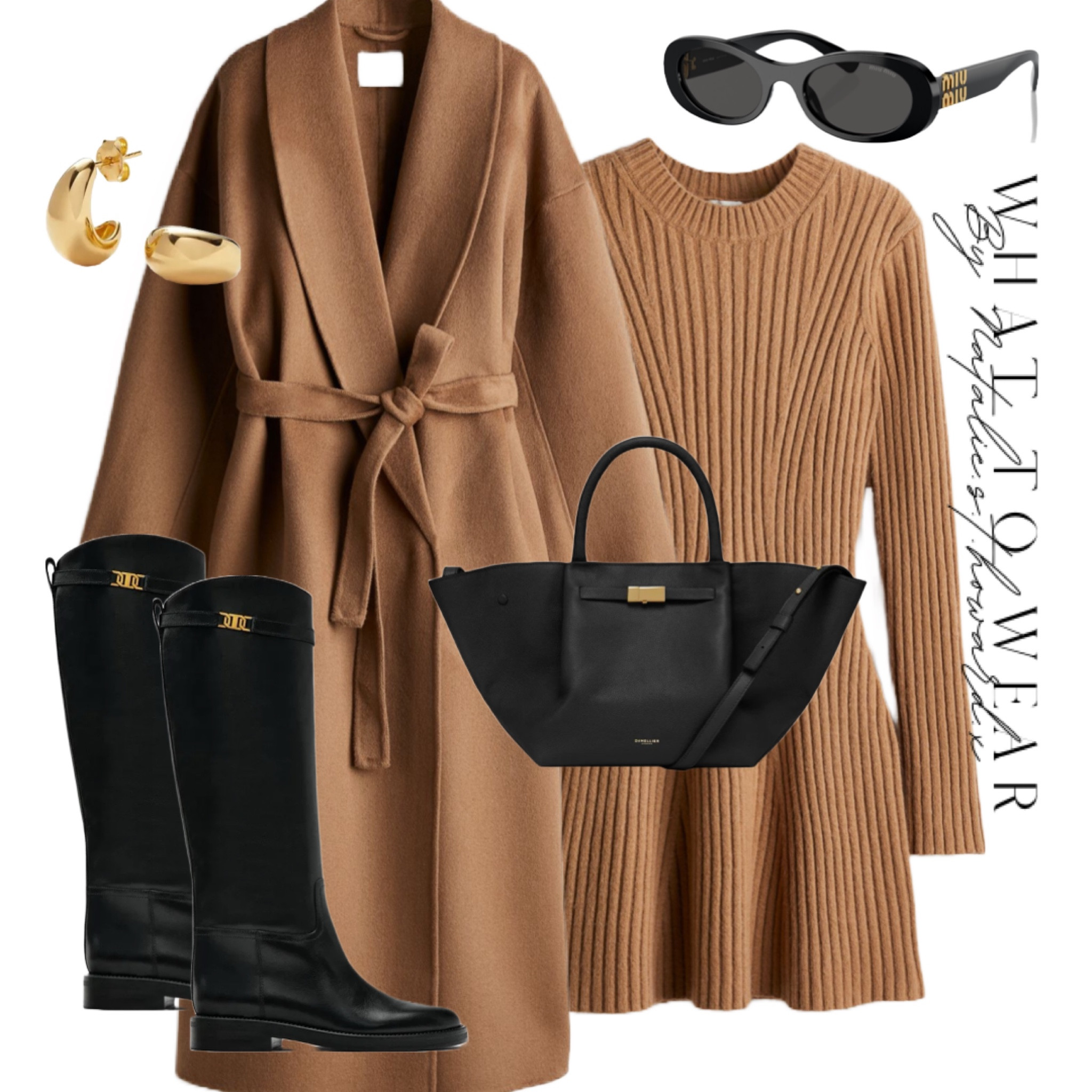 I love a tonal camel look. It looks so classy and is so classic, especially paired with black. These rib knit dresses are such a capsule wardrobe item and come in 5 colours. I love the tie waist coat too 😍

#LTKuk #LTKautumn #LTKstyletip