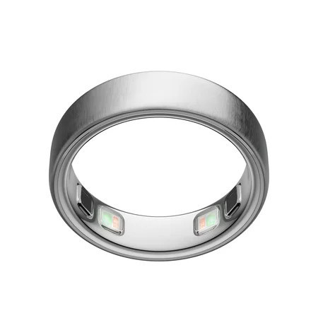 Oura Ring 5 - Brushed Silver - Size 11 - World’s Smallest Smart Ring - Sleep, Activity, Women’s Health, AI Advisor, 1 Week of Battery Life, Size Before You Buy, Android & iOS Compatible | Walmart (US)