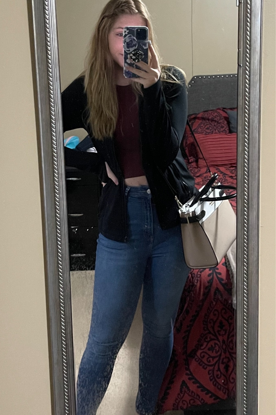 Casual Spring Outfit Inspo
Tank is from Old Navy Activewear
Jeans are Old Navy
Jacket, I got from the activewear in Dunhams
Purse is Kate Spade

#LTKunder50 #LTKunder100