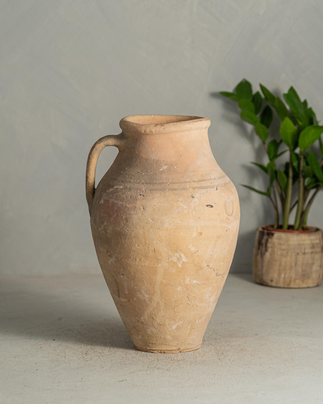 Vintage Turkish Olive Jar Antique Vessel Rustic Pottery  {T7}  (Free Shipping) | Etsy (US)