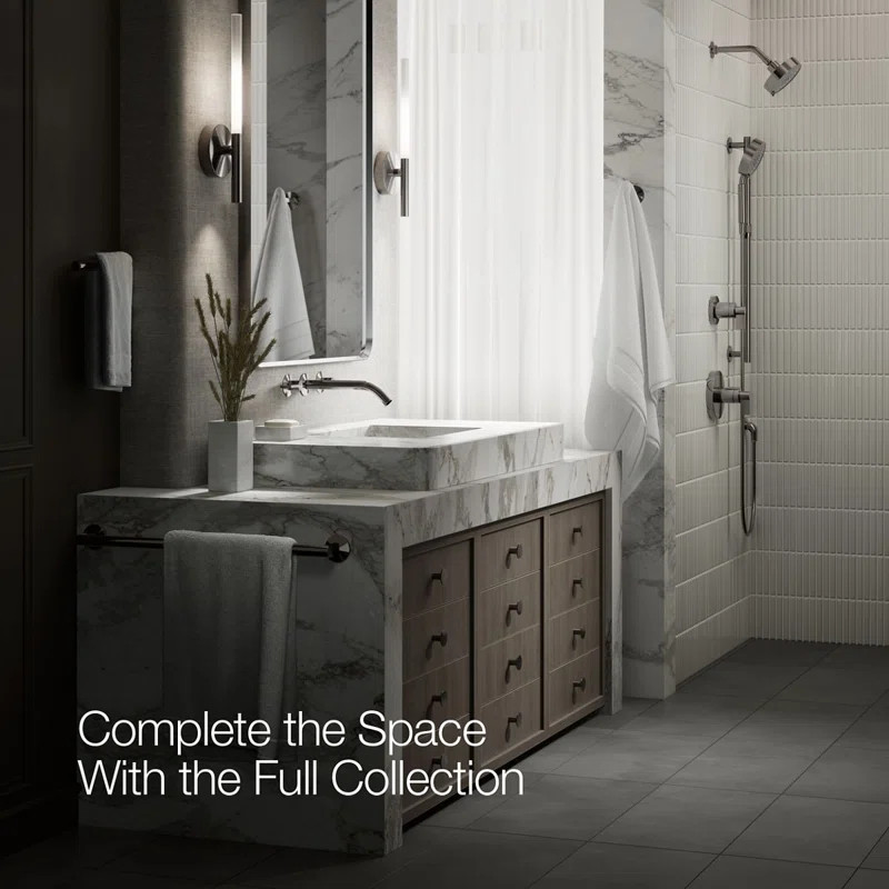 Components Wall-Mount Bathroom Sink Faucet Trim | Wayfair North America
