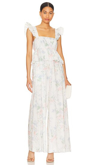 The Weekend Jumpsuit in Mrs. Darcy | Revolve Clothing (Global)