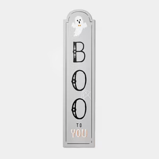 Reversible 'Welcome to Our Haunted Home' Halloween Sign - Hyde & EEK! Boutique™ | Target