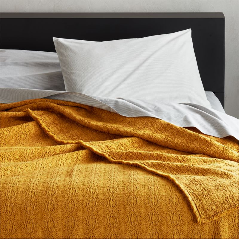 Prelada Golden King BlanketCB2 Exclusive In stock and ready to ship. ZIP Code 94102Change Zip Co... | CB2