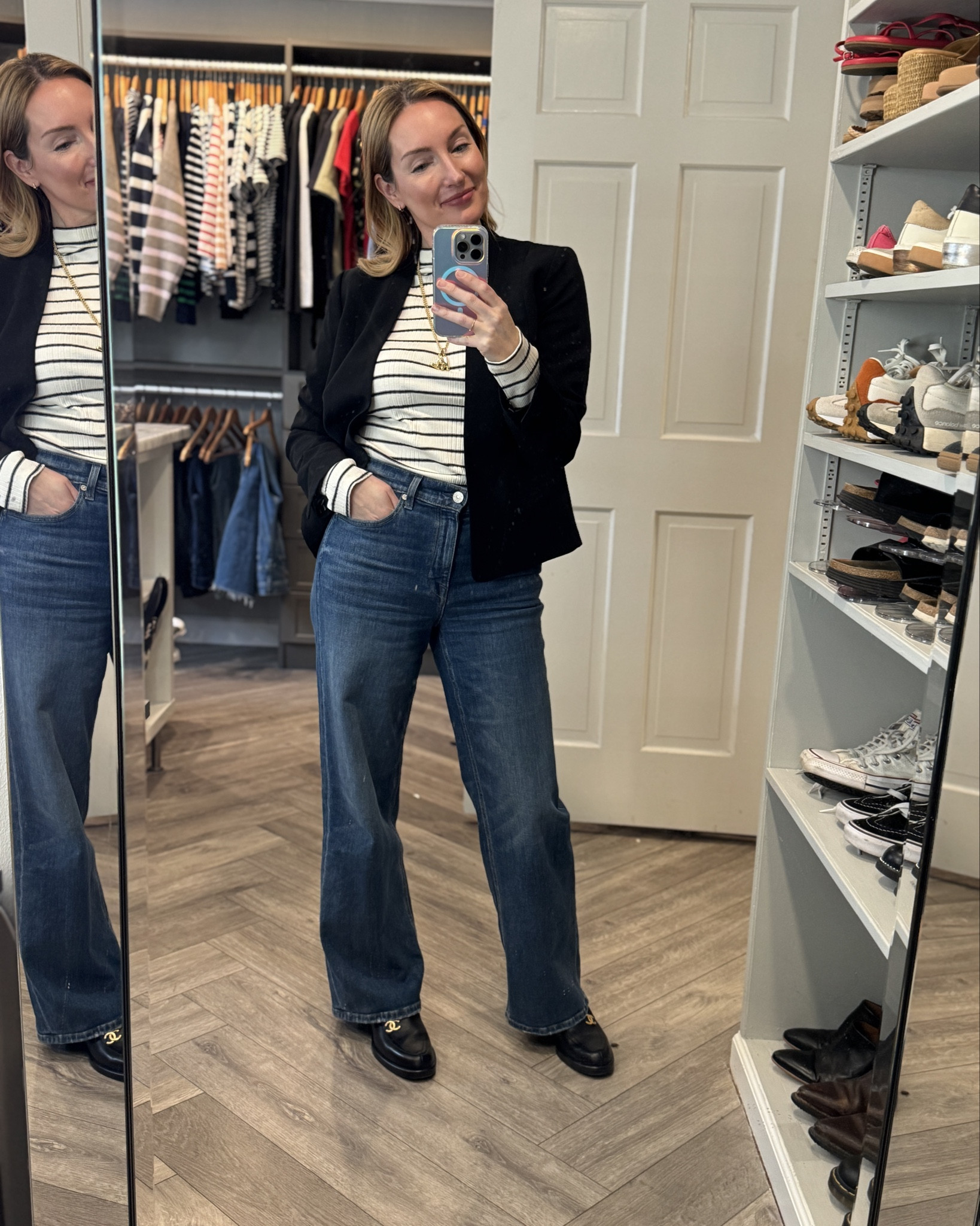 Getting dressed for work LEWK. 