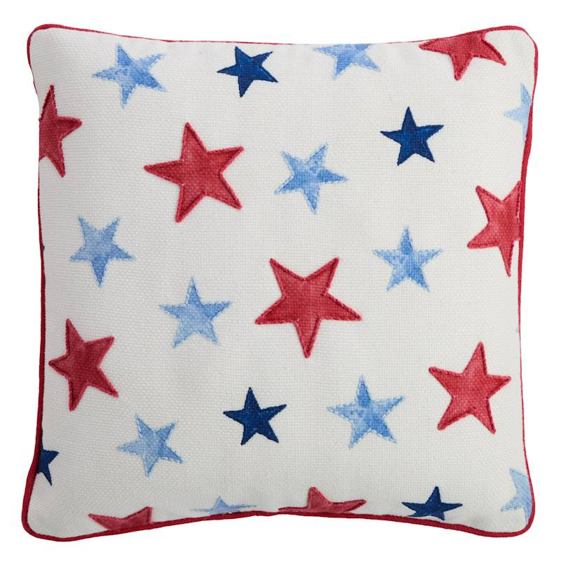 Modern Stars Square Outdoor Throw Pillow, 18" | At Home