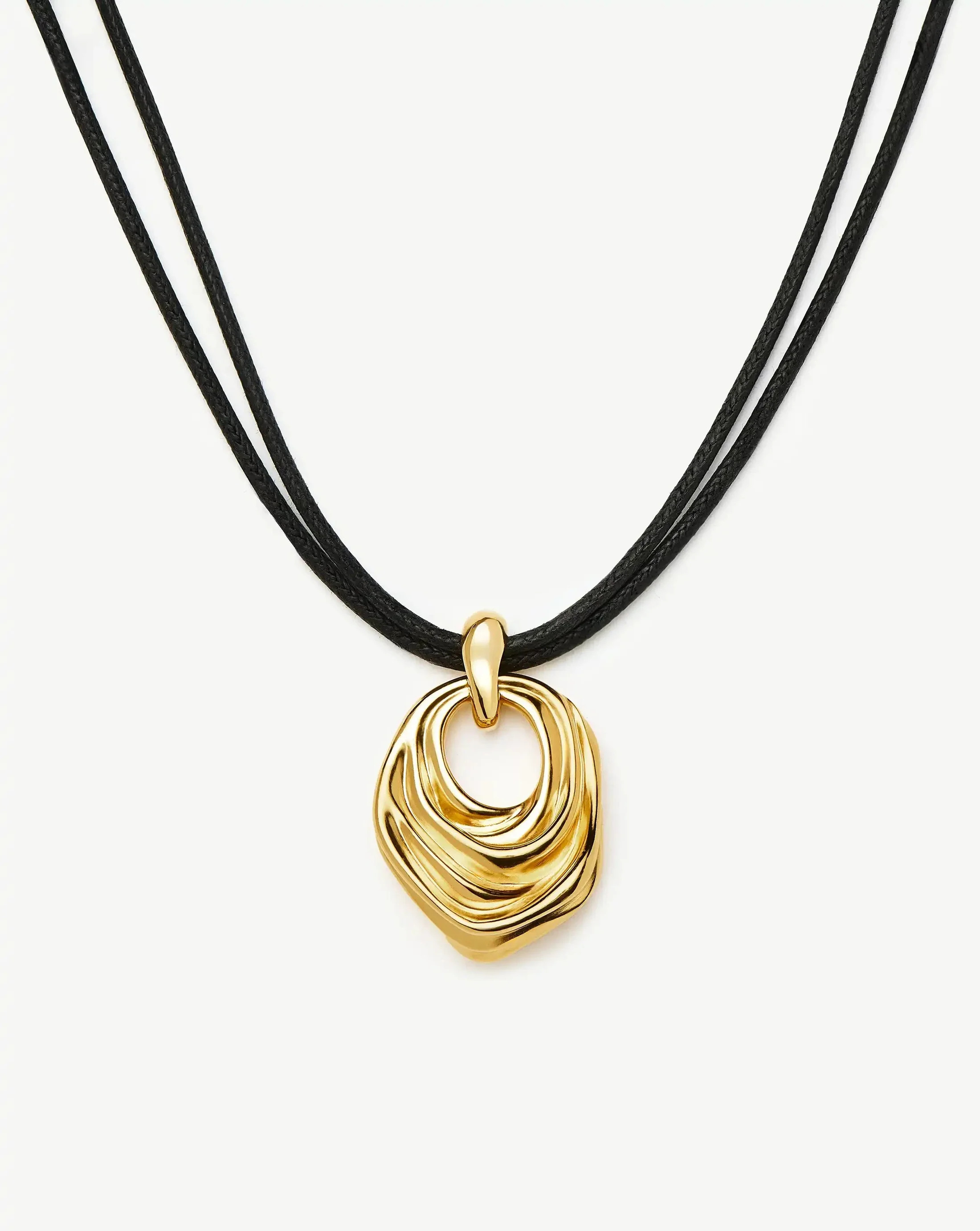 MARKGONG Draped Statement Cord Necklace | Missoma UK | Missoma UK