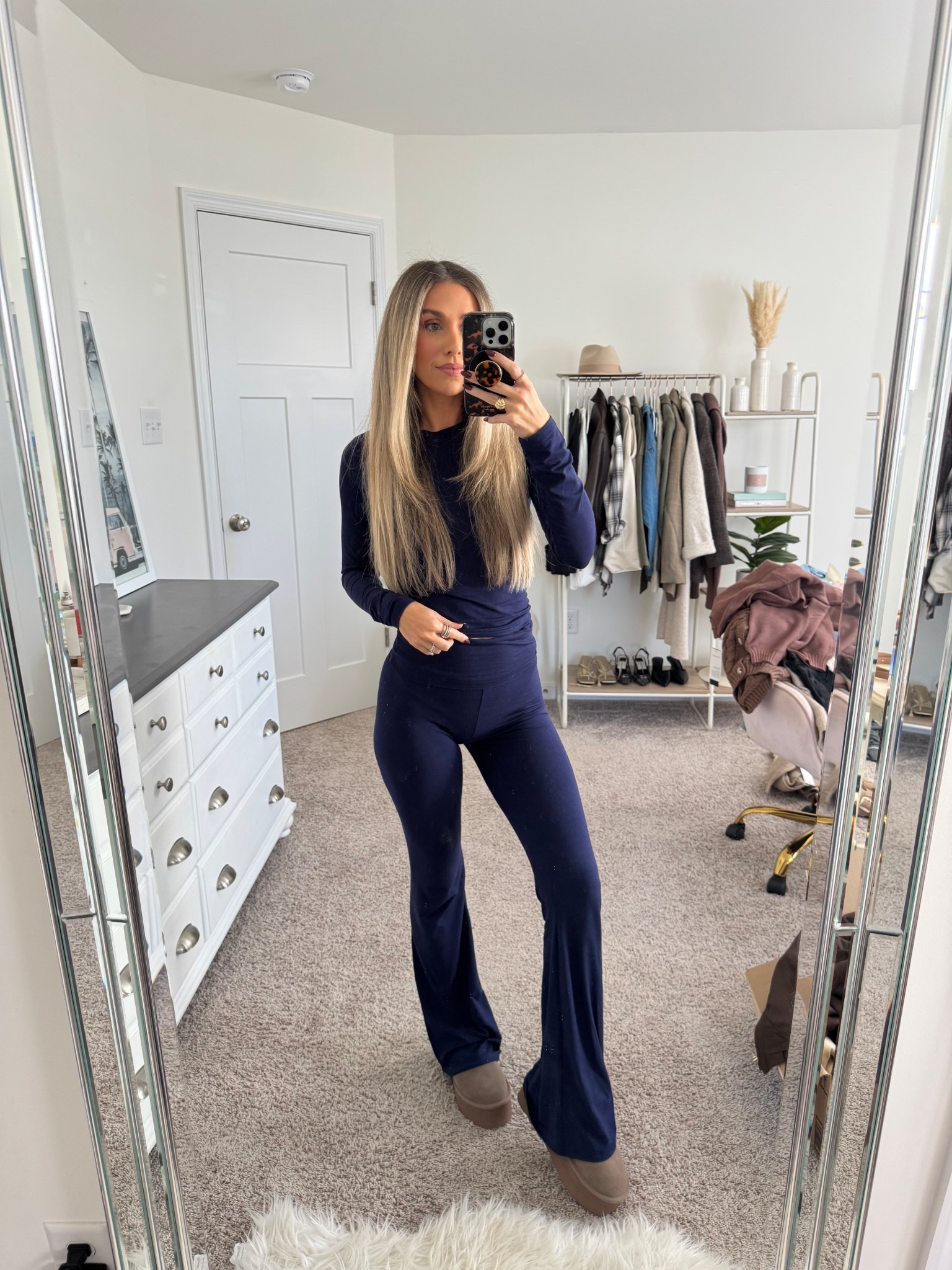 Loveeee this matching set from amazon! I have it in 3 colors 🤍 perfect for lounging and easy to style for errands & being out and about — size small 

#LTKFindsUnder100 #LTKStyleTip #LTKFindsUnder50