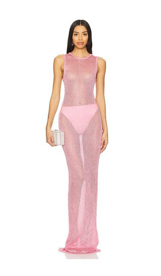 superdown Alix Maxi Dress in Pink. - size S | Revolve Clothing (Global)