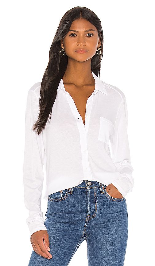 Michael Stars Harley Button Down in White. - size XS (also in M) | Revolve Clothing (Global)