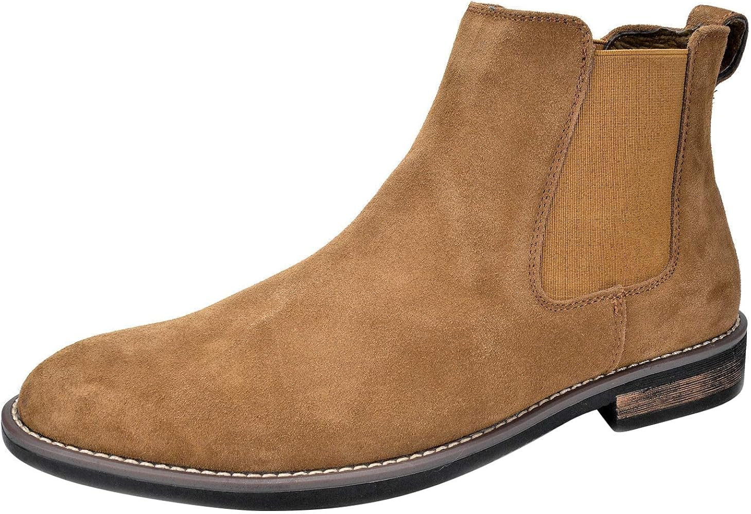 Bruno Marc Men's Suede Leather Chelsea Ankle Boots | Amazon (US)