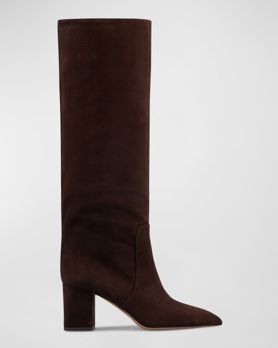Paris Texas Anja Knee-High Suede Boots | Neiman Marcus