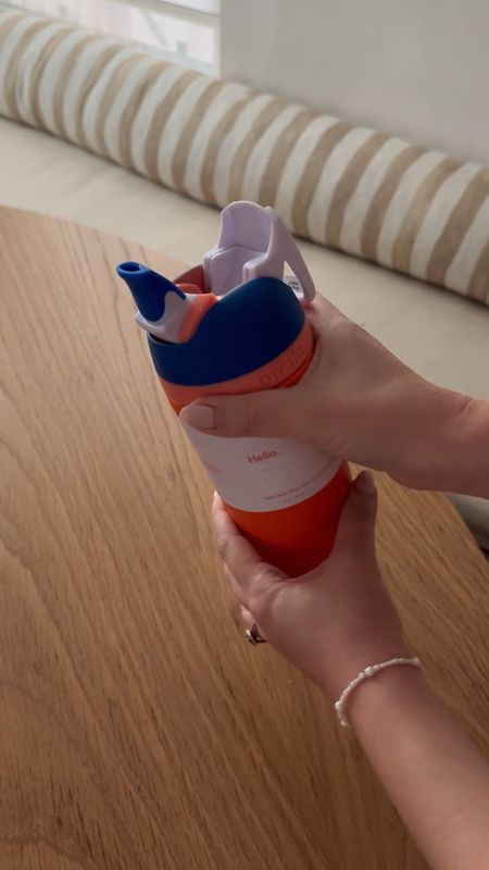 new owala bottle for my toddler — it’s more like a sippy cup style than their other bottles and has a fun flip up straw and a lock feature to prevent leaking all over your diaper bag

#LTKBaby #LTKKids #LTKFamily