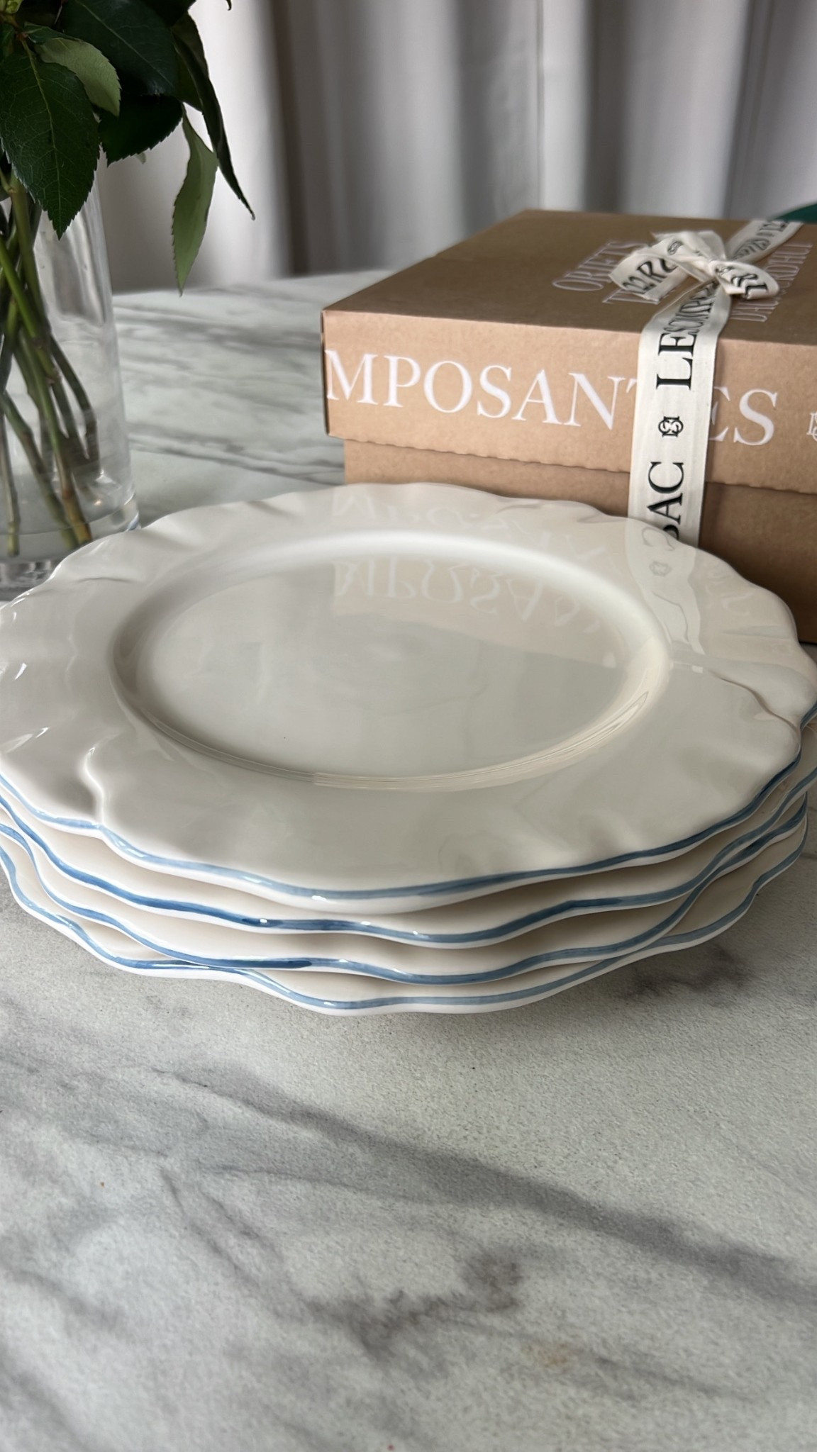 My new favorite plates! Love these shape of these white ceramic plates. They come in sets of 4. 

#LTKHoliday #LTKHome