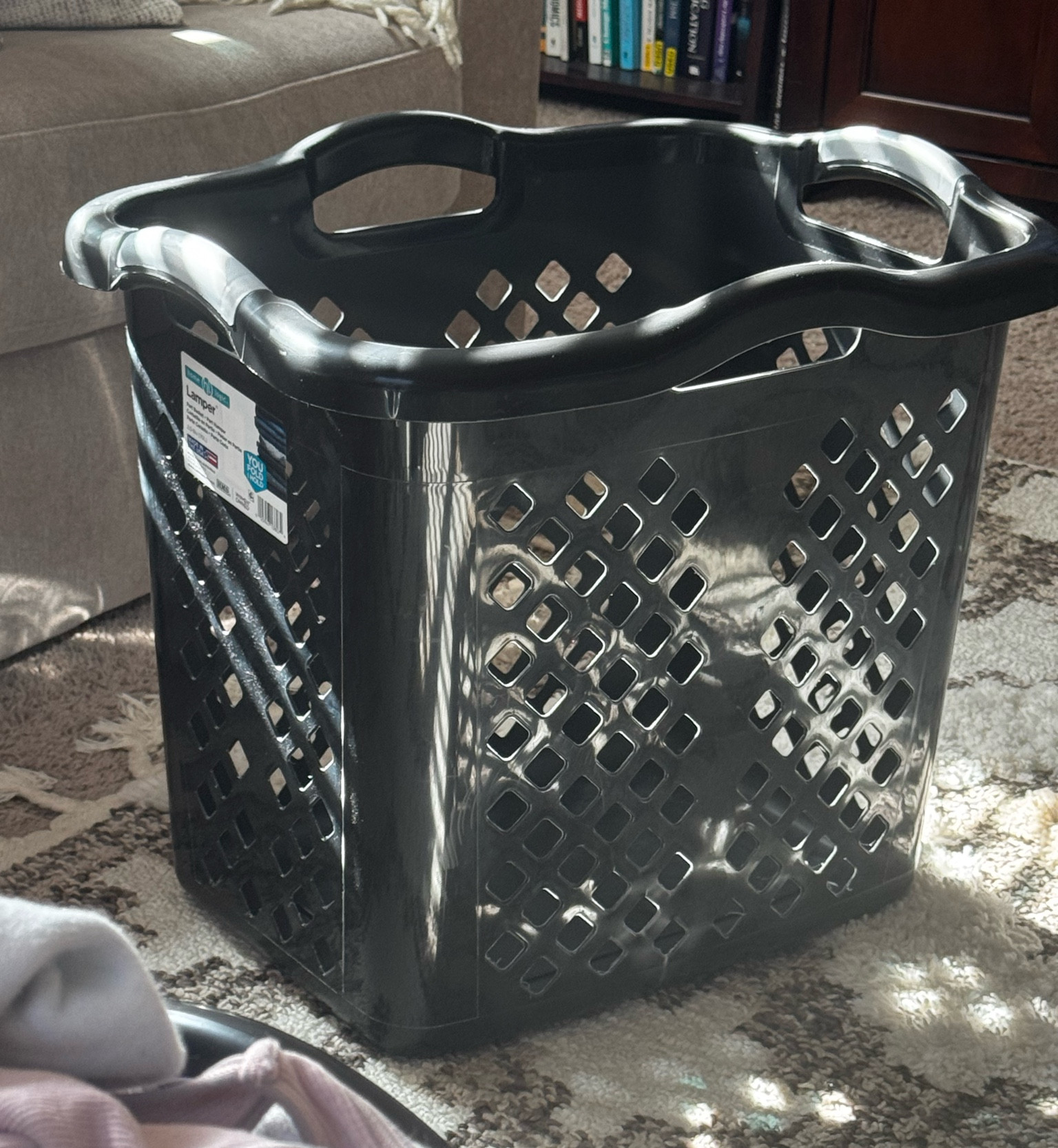 A deep laundry basket is ideal. I used to buy the regular ones, but I prefers these! I bought two! 

#LTKHome #LTKFamily #LTKKids