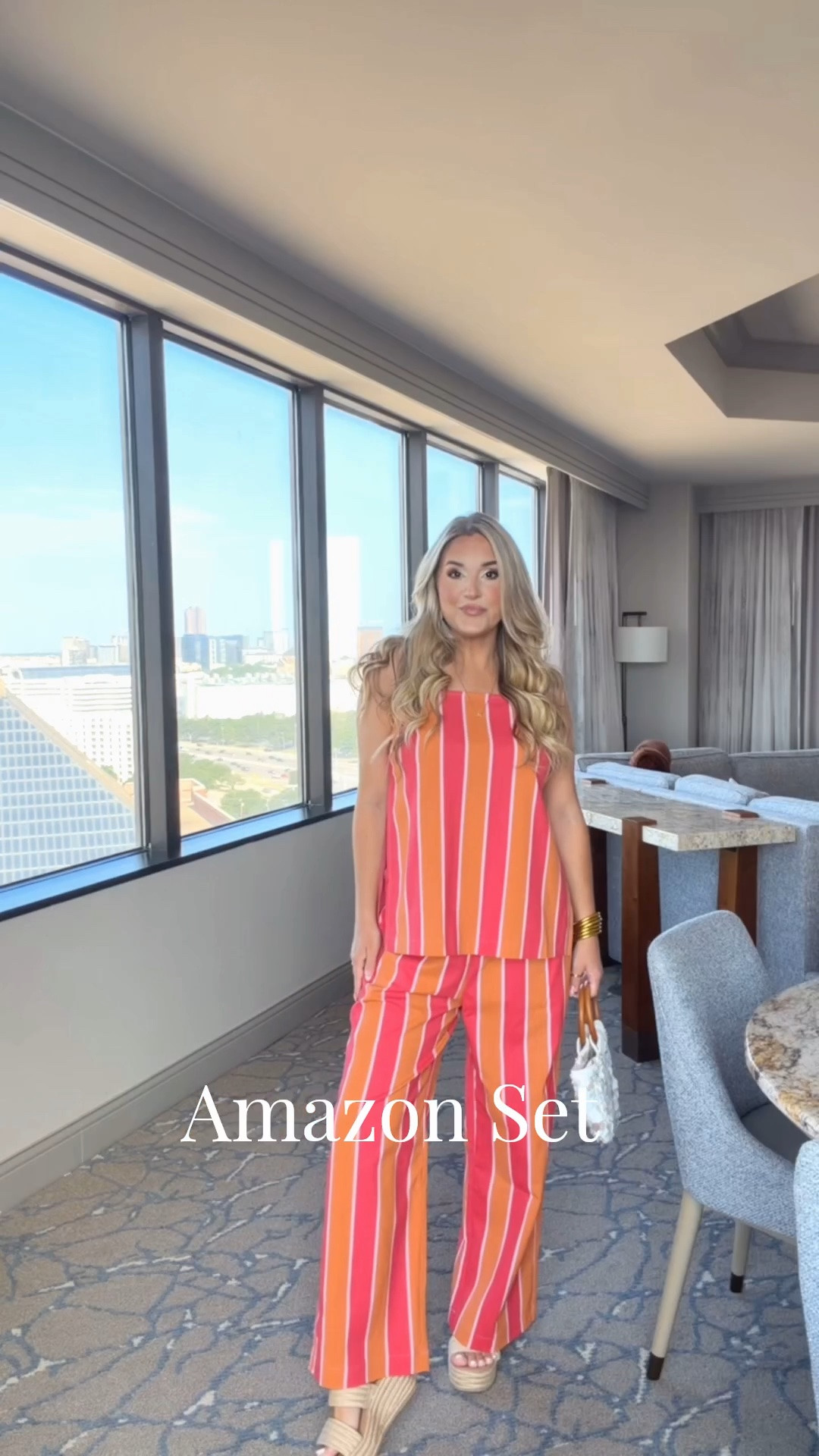 Amazon striped two piece set. Free people inspired!

#LTKgrwm #LTKootd #LTKPetite