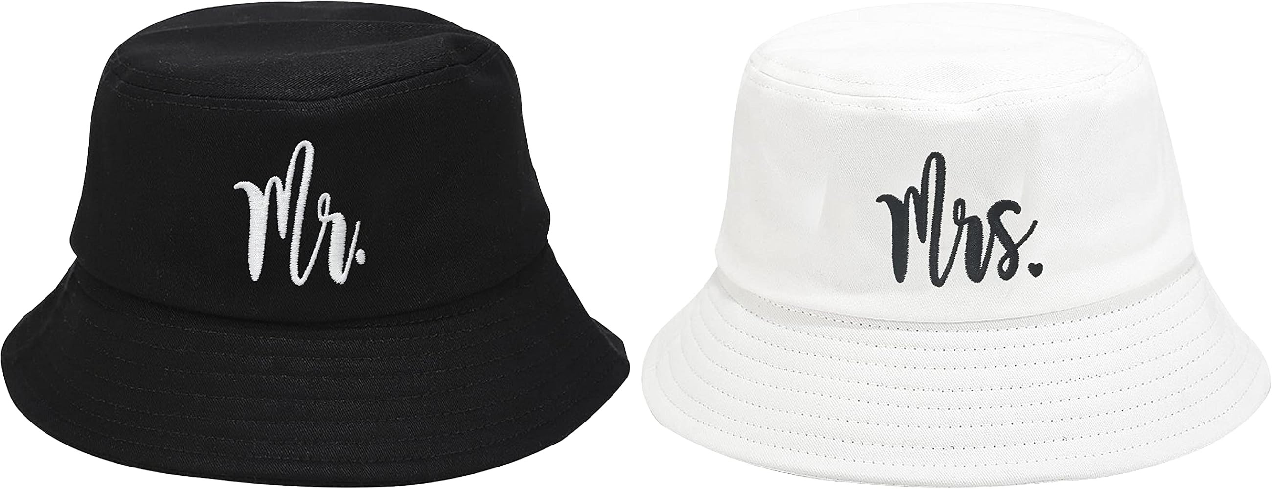 Enodtter Mr and Mrs Bucket Hats | Amazon (US)