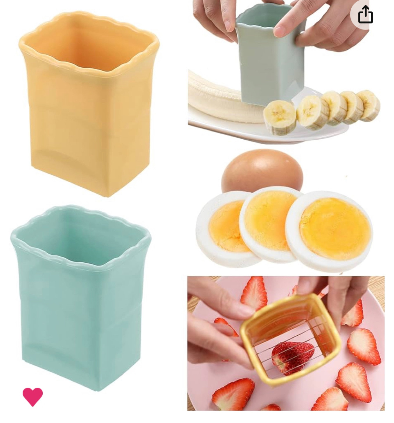 I'm totally obsessed! This made cutting strawberries and eggs super convenient for me! 

#LTKhome #LTKGiftGuide #LTKfindsunder100