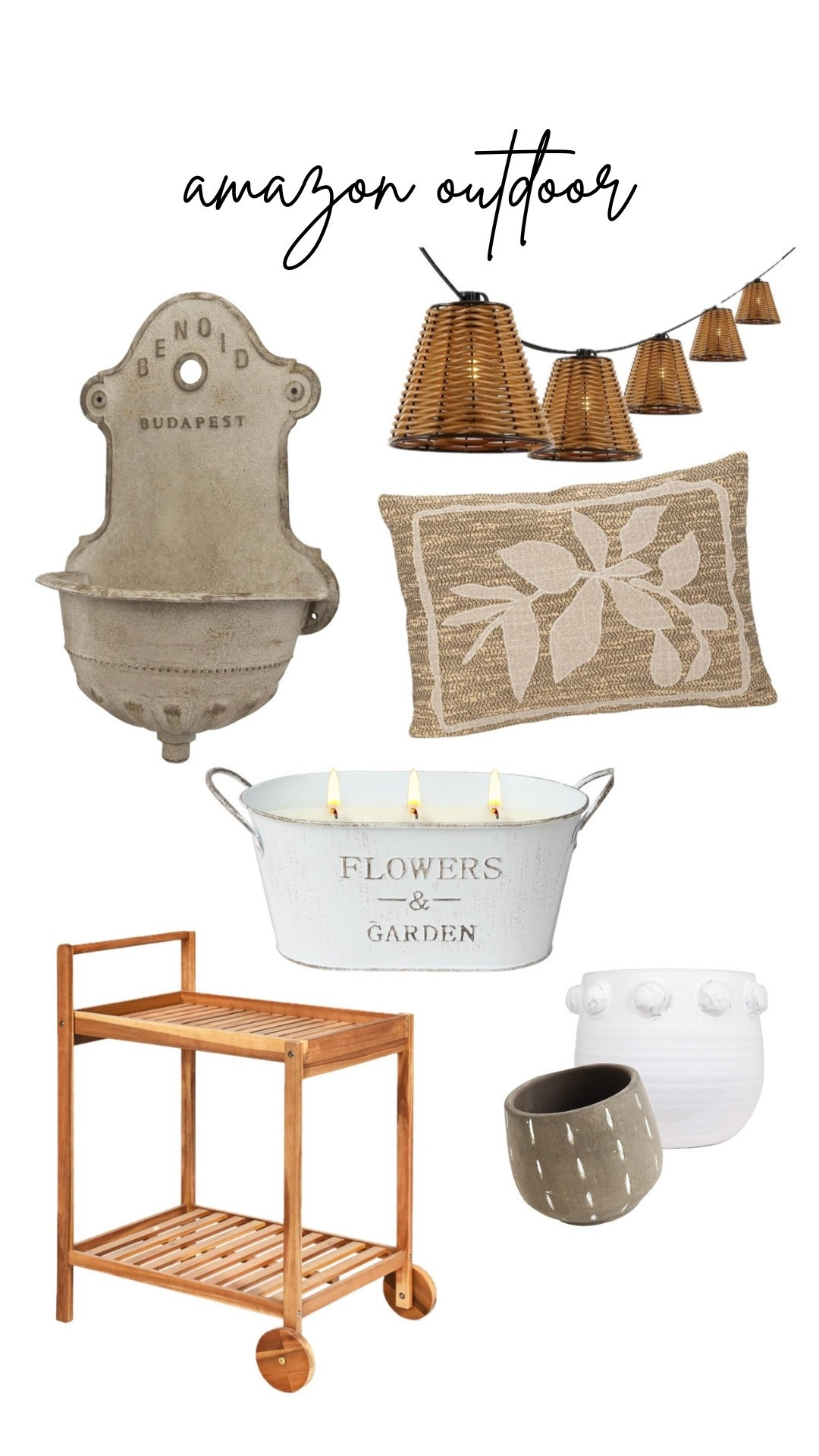 Amazon outdoor decor 🤍