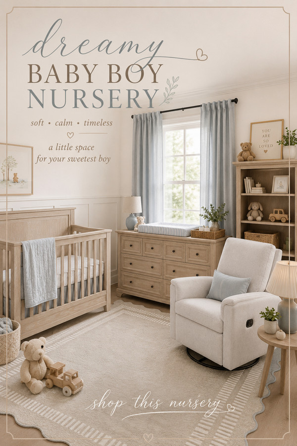 Creating a cozy baby boy nursery