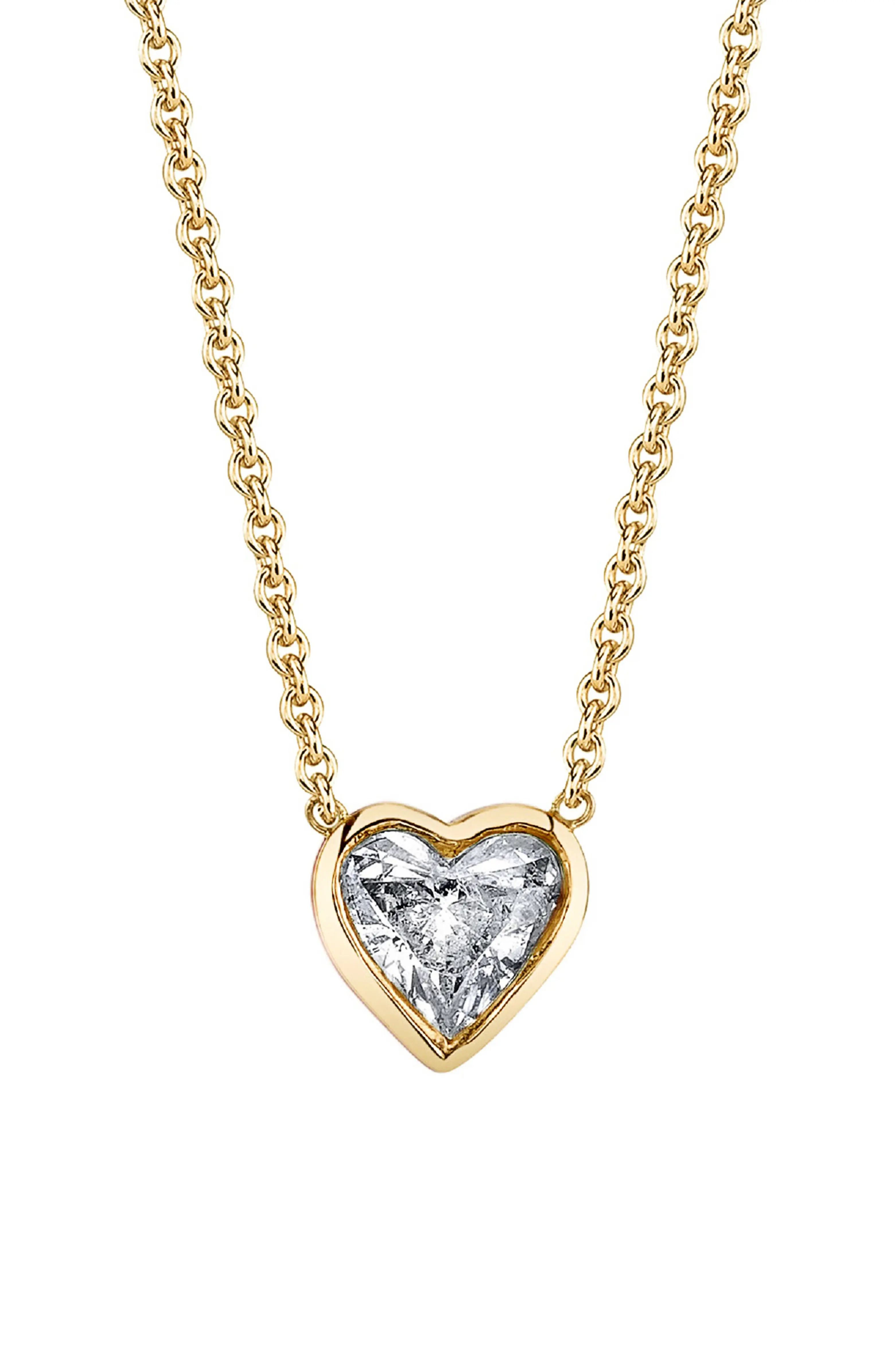 Heart Diamond Pendant Necklace | Nordstrom
