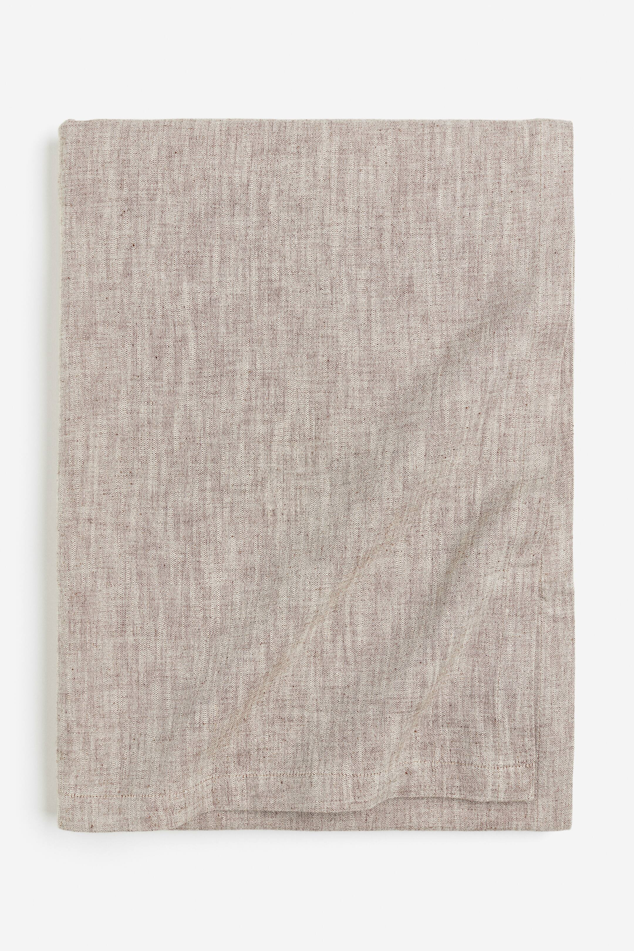 Cotton-blend Tablecloth - Beige melange - Home All | H&M US | H&M (US + CA)