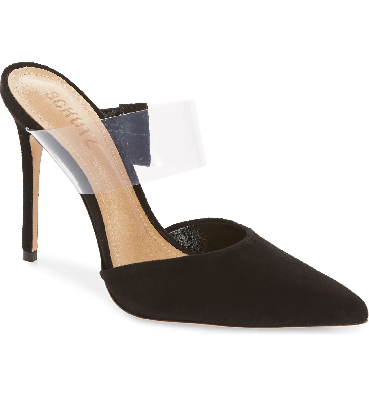 Sionne Clear Strap Pointed Toe Mule | Nordstrom