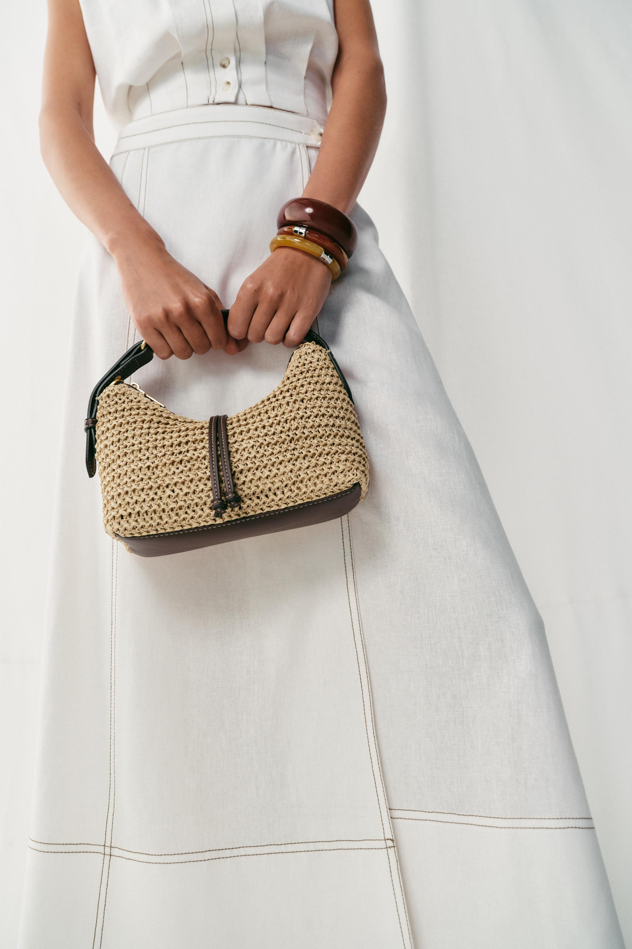 BRAIDED MINI BUCKET BAG | Zara UK
