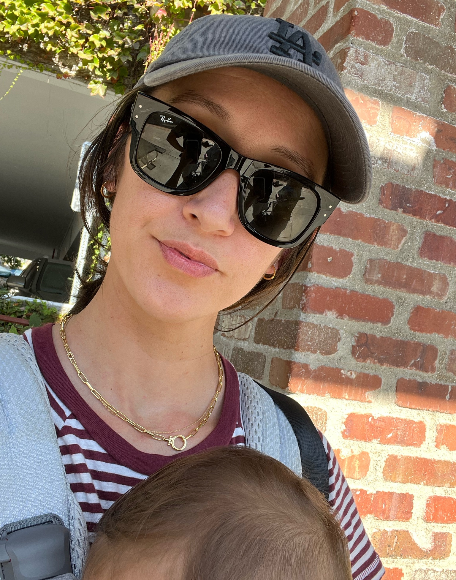 Always in a baseball cap and sunnies 😎 #momoutfit #ootd #wiw #babywearing 

#LTKFindsUnder50 #LTKBaby #LTKActive