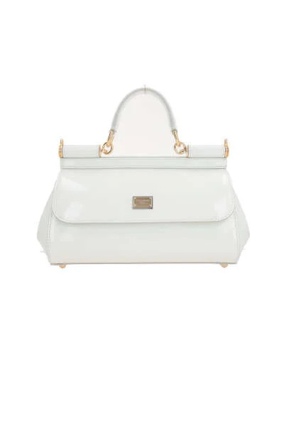 Dolce & Gabbana Logo Plaque Sicily Handbag | Cettire Global