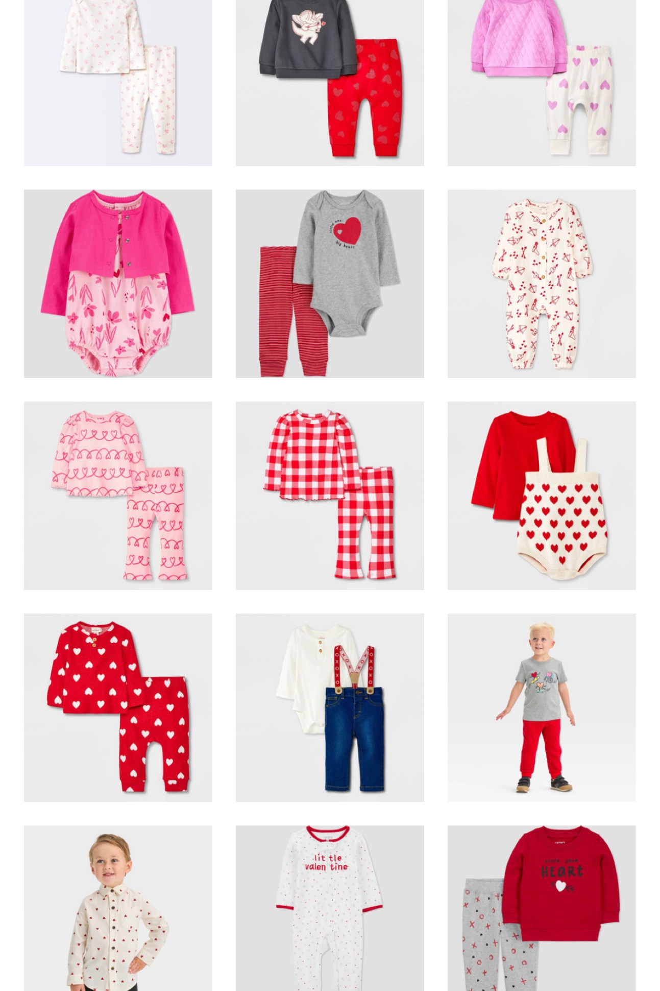 Target valentines outfits for baby boys and girls and toddler boys! So many cute baby sets especially!!! Love them so much! Affordable kids clothes Valentine’s Day 

#LTKSeasonal #LTKkids #LTKbaby