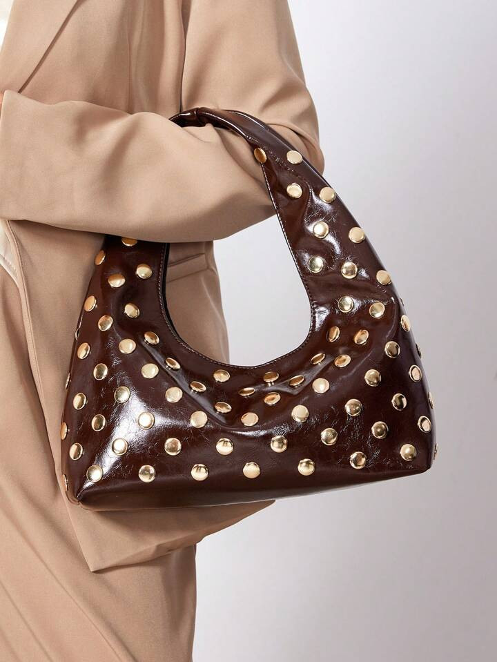 SHEIN SXY Ladies, Women Shoulder Bag,Hobo Bag, Fashionable, Elegant , Classic, ,Simple, Personali... | SHEIN