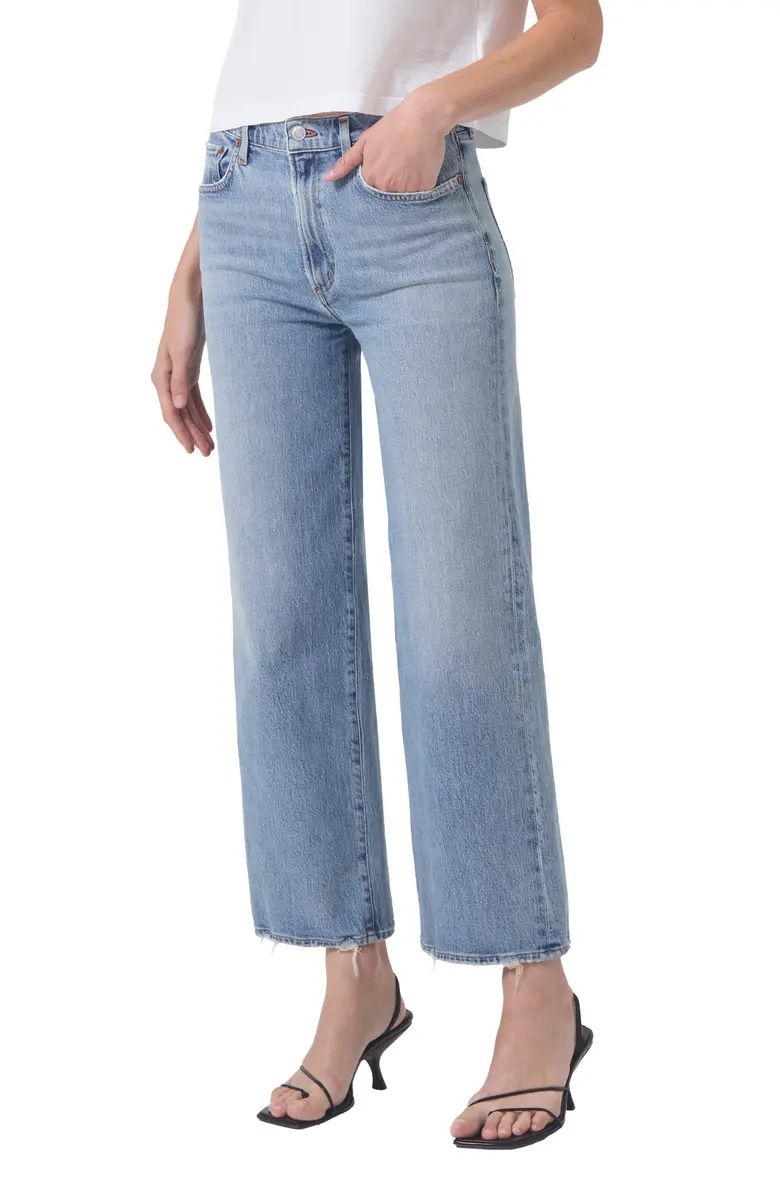 Harper Ankle Wide Leg Jeans | Nordstrom