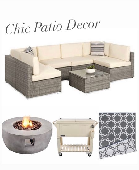 Patio decor, outdoor furniture, Firepit, outdoor home decor, patio furniture 

#LTKstyletip #LTKhome #LTKSeasonal