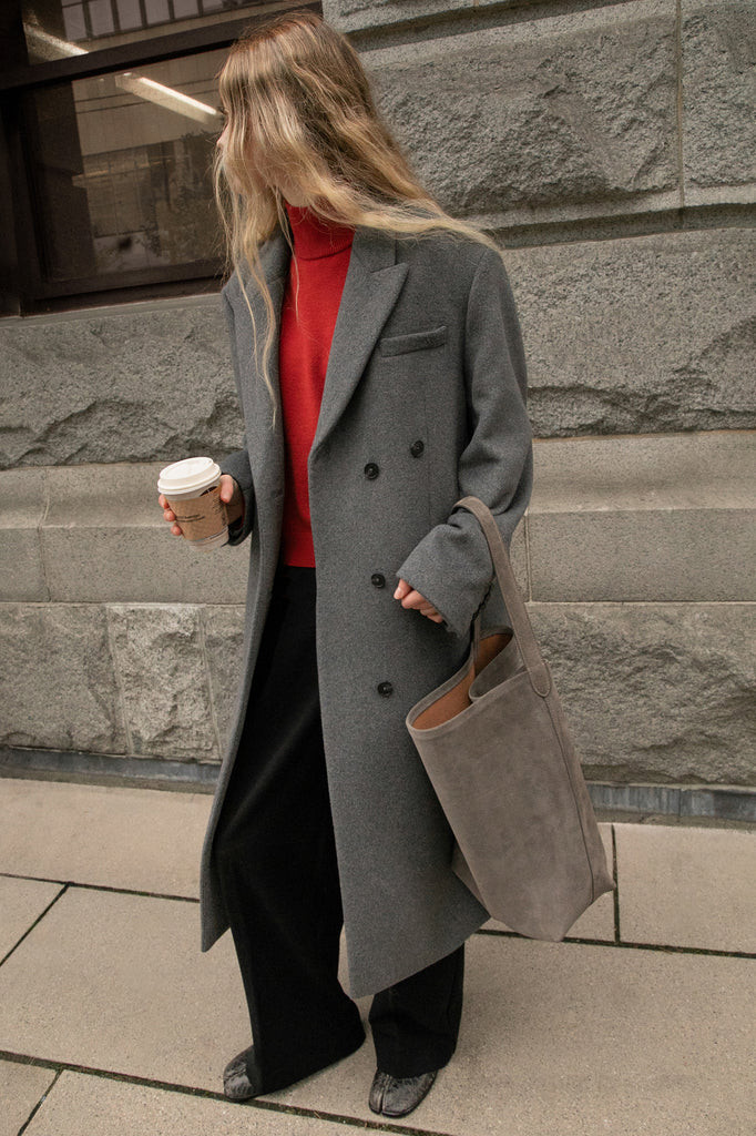 OVERSIZED WOOL-BLEND COAT | OAK + FORT