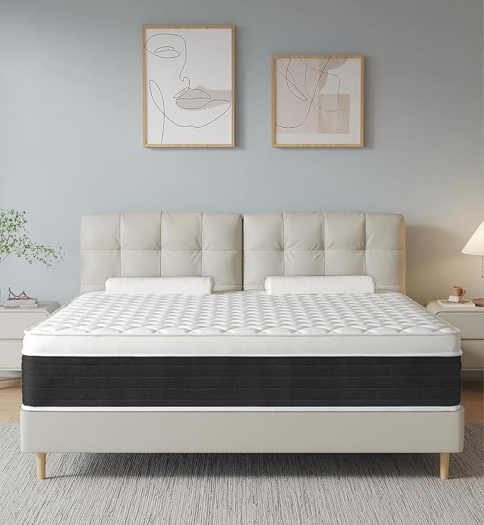 Full Mattresses,Hybrid 12 Inch Full Mattress,Memory Foam Mattress in a Box,Individually Pocket Sp... | Amazon (US)