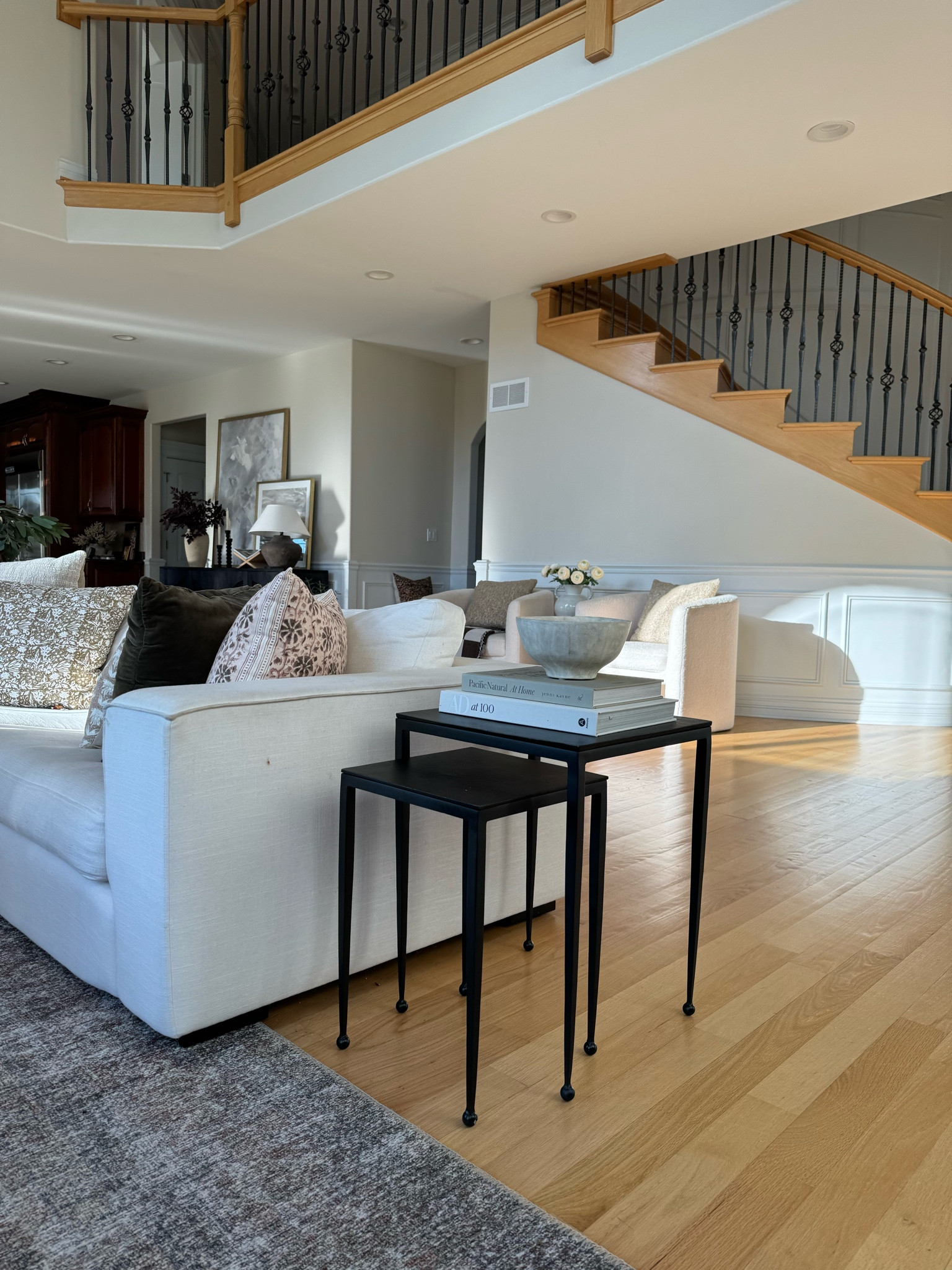 Added these beautiful metal nesting tables from Pottery Barn to our Great room and couldn’t love them more! They pair up so nicely with the rest of our furniture.

#nestingtables #greatroom #mypotterybarn @potterybarn #livingroom #sidetable #sidetablestylimg #coffeetable #sofa 

#LTKSaleAlert #LTKHome #LTKSummerSales