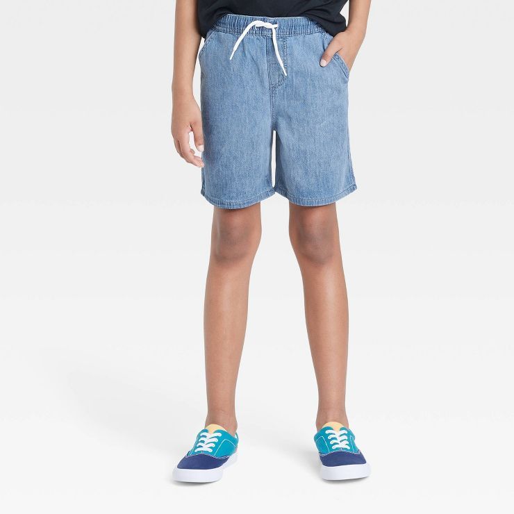 Boys' Relaxed Pull-On 'Above the Knee’ Jean Shorts - art class™ | Target