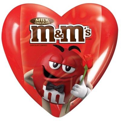 M&M's Valentine's Milk Chocolate Heart Fun Size - 0.93oz | Target