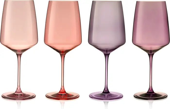 Reserve Nouveau Crystal Wine Glasses Set of 4 | Nordstrom