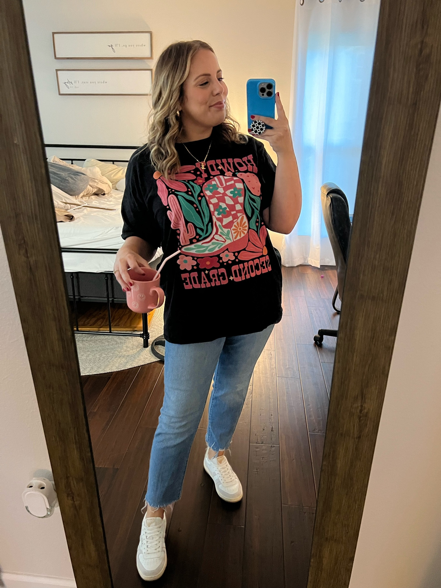 Teacher tee outfit from Amazon! Perfect for jeans day or casual days at school! 

Teacher tee, teacher outfit, school outfit, casual teacher outfit, teacher shoes 

#LTKstyletip #LTKmidsize #LTKfindsunder50