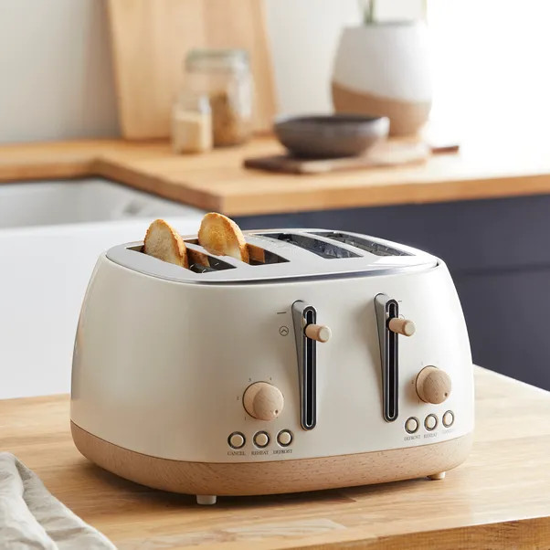 Churchgate Chilcote Country Cream 4 Slice Toaster | Dunelm (migrated)