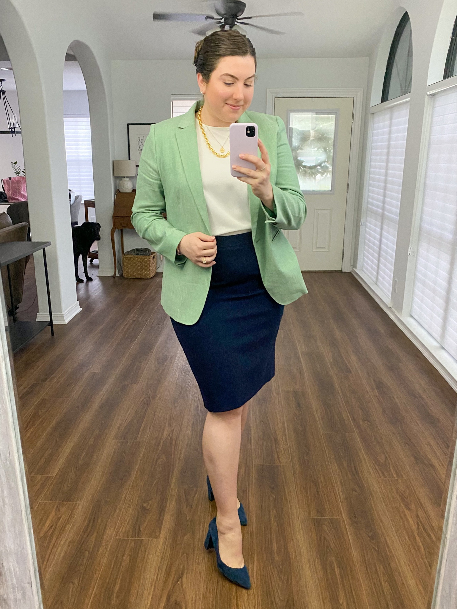 Workwear #ootd 4/18/23 

Spring workwear- love these colored blazers this season! 

Business professional workwear and business casual workwear and office outfits 

#LTKSeasonal #LTKworkwear #LTKcurves