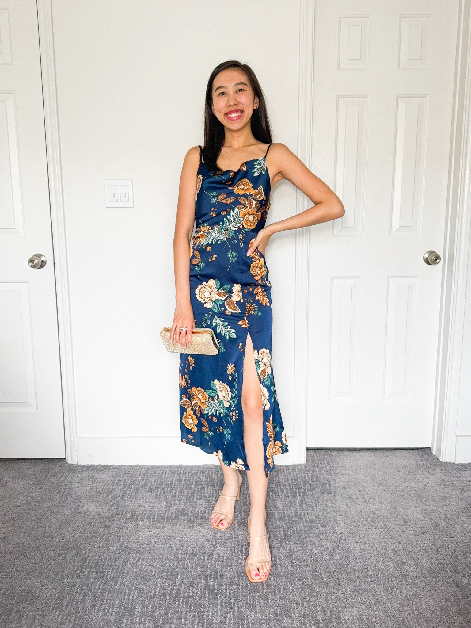 Wedding guest dress (XS), spring wedding guest dress, summer wedding guest dress, satin dress, summer dress, midi dress, Amazon wedding guest dresses




#LTKSeasonal #LTKFindsUnder50 #LTKWedding