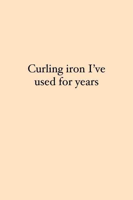 Best curling iron 

#LTKbeauty