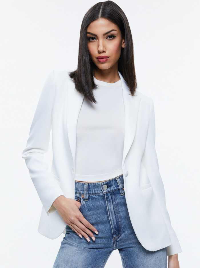 BLAKE FITTED BLAZER | Alice + Olivia