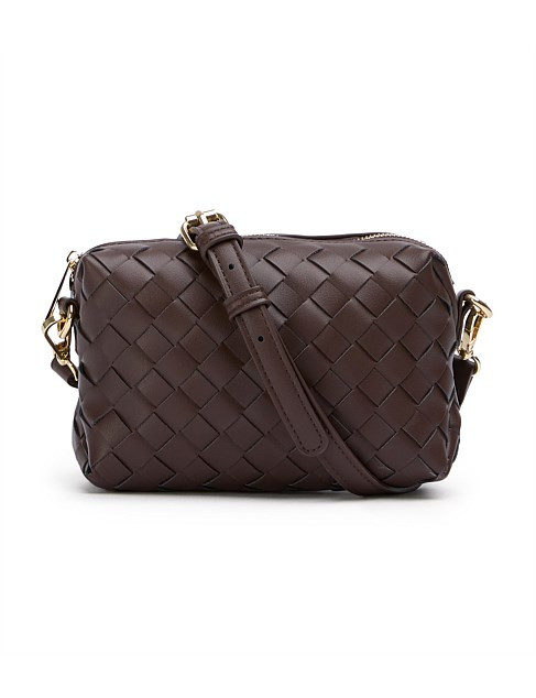 Tony Bianco Woven Crossbody Bag | David Jones | David Jones (Australia & New Zealand)