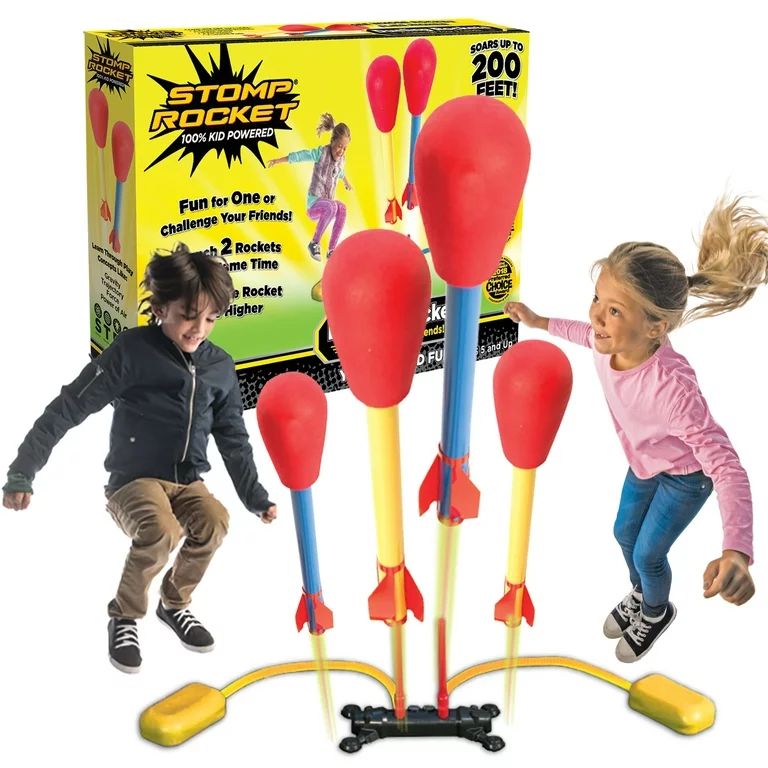 The Original Stomp Rocket® Dueling Rockets, 4 Rockets and Rocket Launcher - for Ages 5 Years and... | Walmart (US)