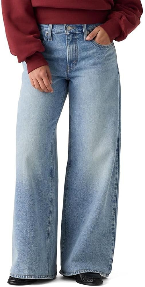 Levi's Women's Middy Wide Leg Jeans | Amazon (US)
